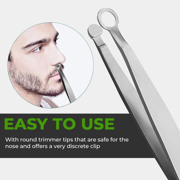 50% OFF Nose Hair Trimming Tweezers